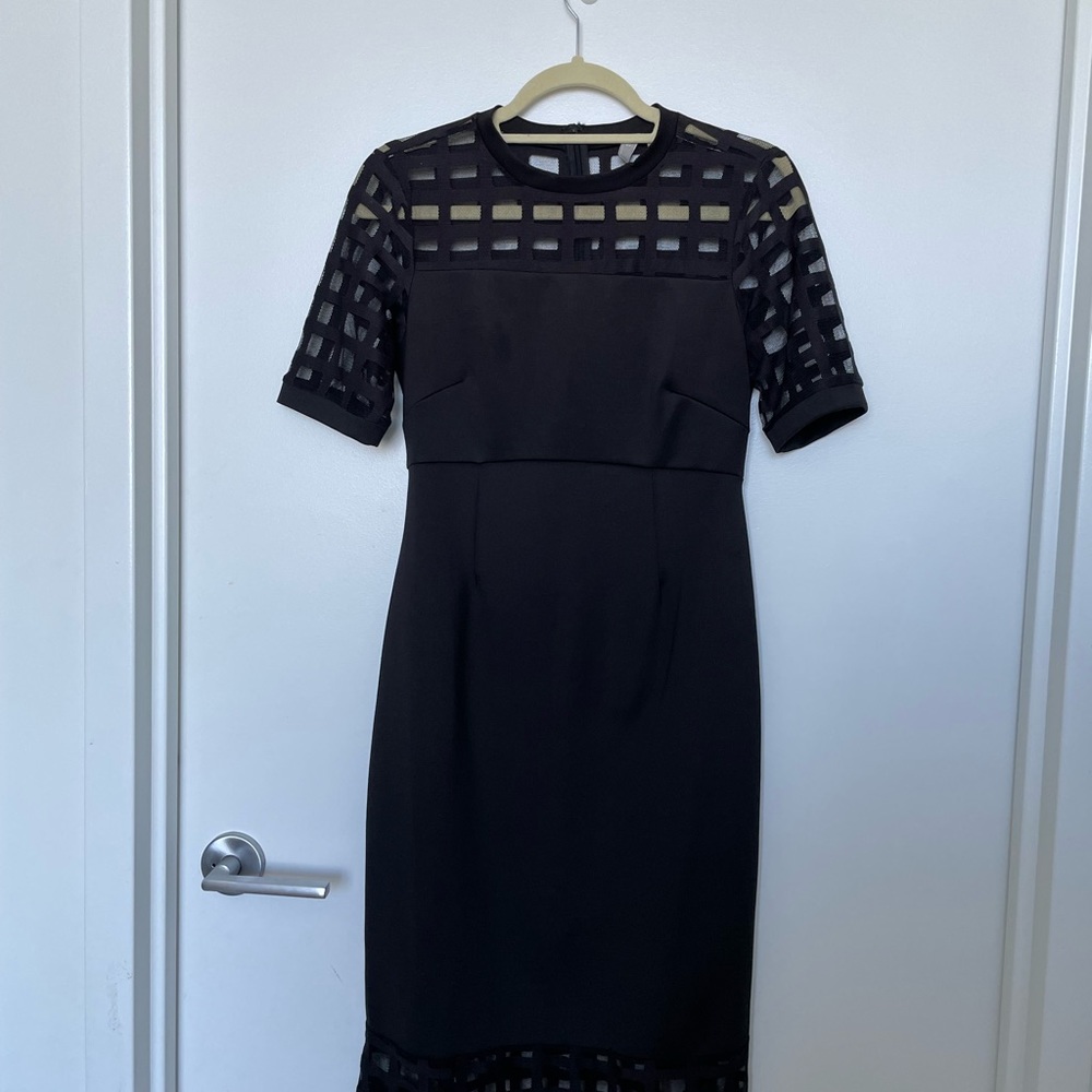 ASOS black maternity black cocktail / business dress